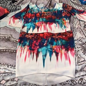 Floral Pencil Skirt Set